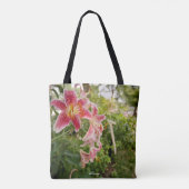 Tote Bag Lillies roses (Dos)
