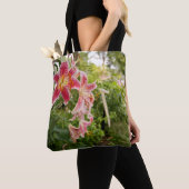 Tote Bag Lillies roses (De près)