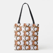 Tote Bag l'illustration d'une rangée de nounours concernent (Dos)