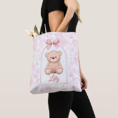 Tote Bag Lilly | Conception personnalisée d'ours en peluche (De près)