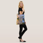 Tote Bag Lily blanche, fleur. (Sur le modèle)