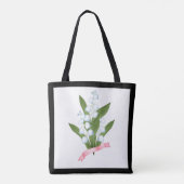 Tote Bag Lily de la vallée (Dos)