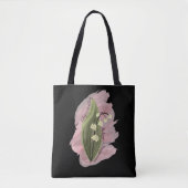 Tote Bag Lily de la Vallée du Bonheur Style aquarelle (Devant)