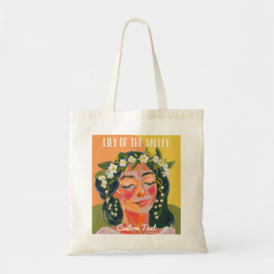Tote Bag Lily of the Valley Fleur du mois de mai Moderne