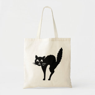 Tote Bag l'image drôle de chat a effrayé le chat avec arq