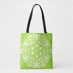 Tote Bag Lime Mandala