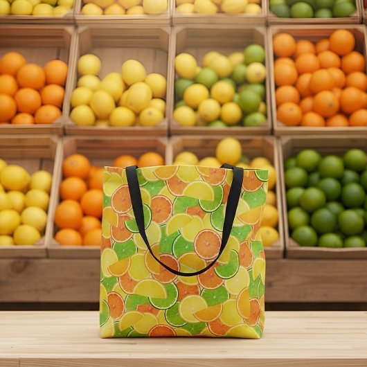 Tote Bag Lime orange
