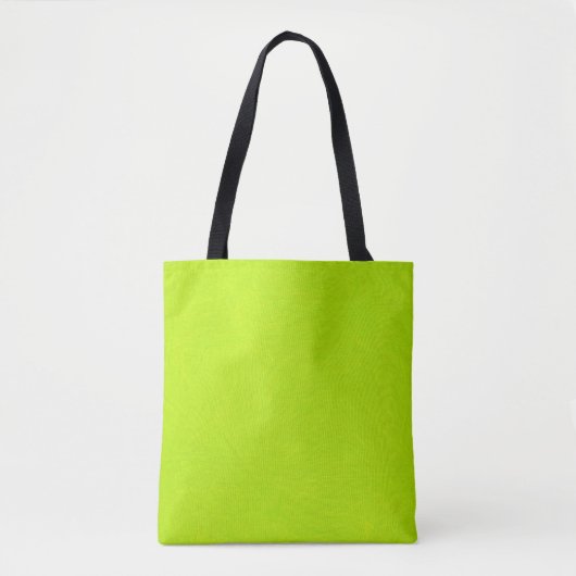 Tote Bag Lime vert Abstrait (Devant)