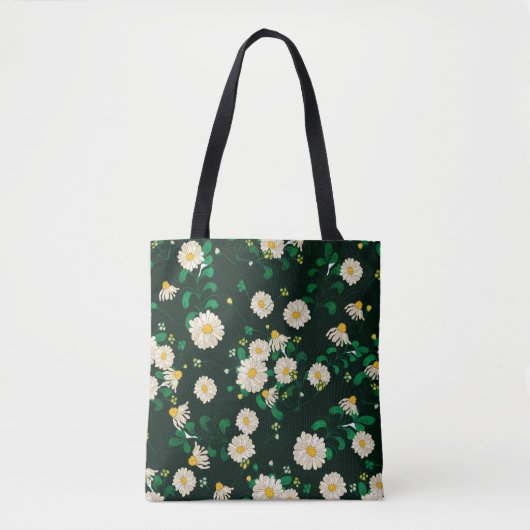 Tote Bag L'imitation du dessin d'enfant brodé. (Devant)