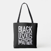 Tote Bag L'importance des vies noires| Droits égaux (Dos)
