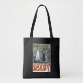 Tote Bag L'inclusion n'est pas effrayant Halloween caractèr (Devant)
