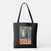 Tote Bag L'inclusion n'est pas effrayant Halloween caractèr (Dos)