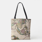 Tote Bag L'Inde et la Ceylan vers l'Australie (Dos)