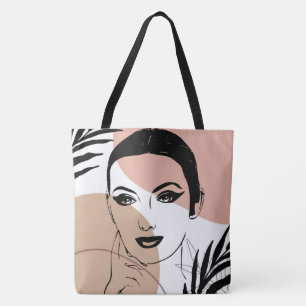 Tote Bag LIne Art Boho