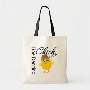 Tote Bag Line Dancing Chick