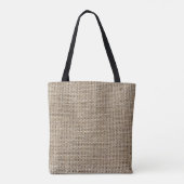 Tote Bag Linge brut : Tissu texturé naturel. (Dos)