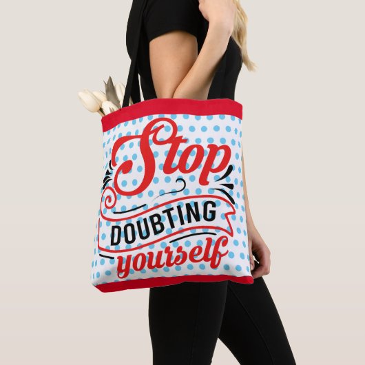 Tote Bag L'inspiration, arrêtez de douter (De près)