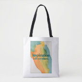 Tote Bag L'Inspiration Est Partout (Devant)
