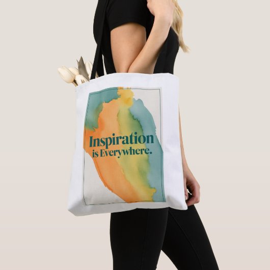 Tote Bag L'Inspiration Est Partout (De près)