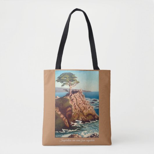 Tote Bag L'inspiration peut venir n'importe où de Cypruss (Devant)