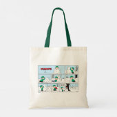 Tote Bag Linus Construit Un Snowman (Dos)