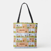 Tote Bag Linus & Lucy | Chanter Jack-O-Lantern (Dos)