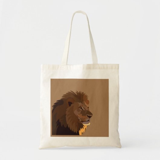 Tote Bag Lion Animal de la faune Lion (Devant)