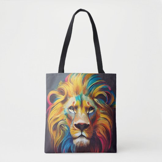 Tote Bag Lion Animal Discovery Aventure Nature Planète (Devant)