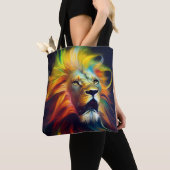 Tote Bag Lion Animal Discovery Aventure Nature Planète (De près)