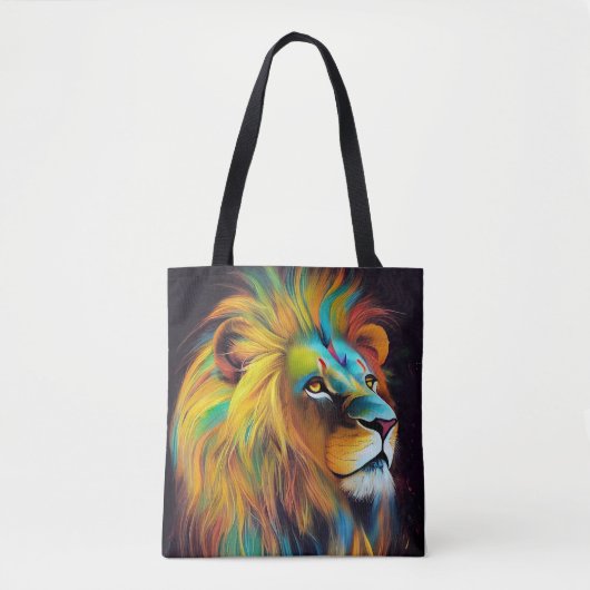 Tote Bag Lion Animal Discovery Aventure Nature Planète (Devant)