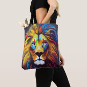 Tote Bag Lion Animal Discovery Aventure Nature Planète (De près)
