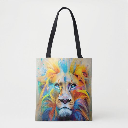Tote Bag Lion Animal Discovery Aventure Nature Planète (Devant)