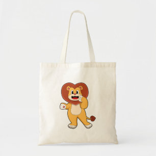 Tote Bag Lion avec coeur