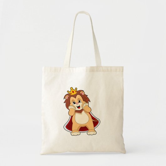 Tote Bag Lion comme roi avec Couronne.PNG (Devant)
