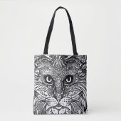 Tote Bag Lion Cub Face Fourre-tout (Devant)