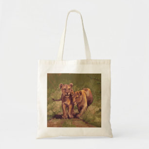 Tote Bag Lion Cubs