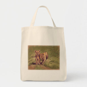 Tote Bag Lion Cubs