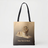 Tote Bag Lion de pierre (Devant)