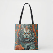 Tote Bag Lion de sagesse de la grippe (Devant)