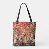 Tote Bag Lion D'ENFANCE ET D'UNICORN, Fleurs D'Imaginaires, (Dos)