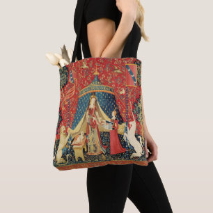 Tote Bag Lion D'ENFANCE ET D'UNICORN, Fleurs D'Imaginaires,