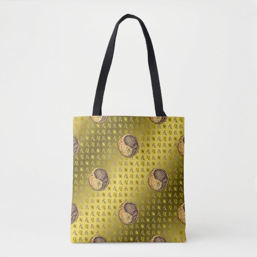 Tote Bag Lion & Dragon de Terre (Devant)