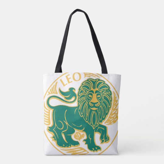 Tote Bag Lion du zodiaque sur un (Dos)