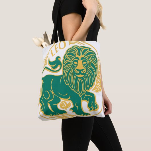 Tote Bag Lion du zodiaque sur un (De près)