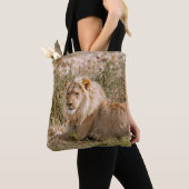 TOTE BAG LION EN GRAS (De près)