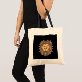Tote Bag Lion gribouillé Fourre-tout (Devant (produit))