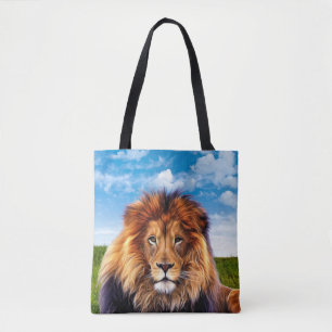 Tote Bag Lion le roi de la forêt