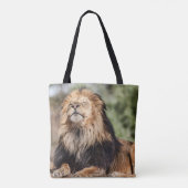 Tote Bag Lion mâle bronzage (Dos)