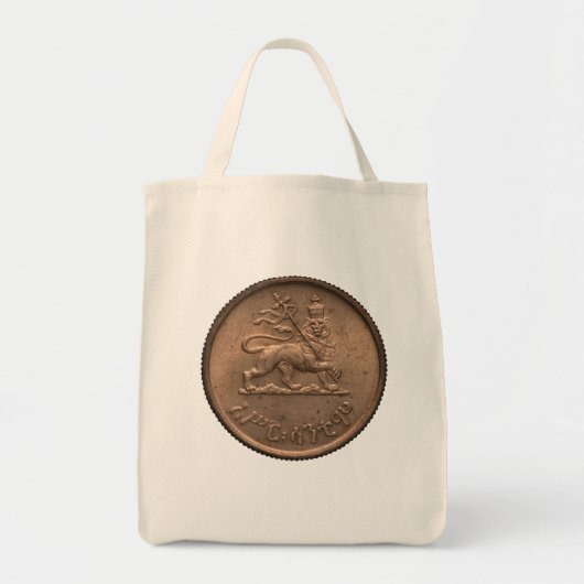 Tote Bag Lion of Judah Empire of Ethiopia Rastafari Bag (Devant)