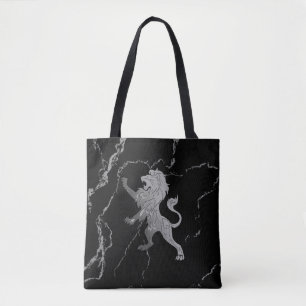 Tote Bag Lion royal d'argent